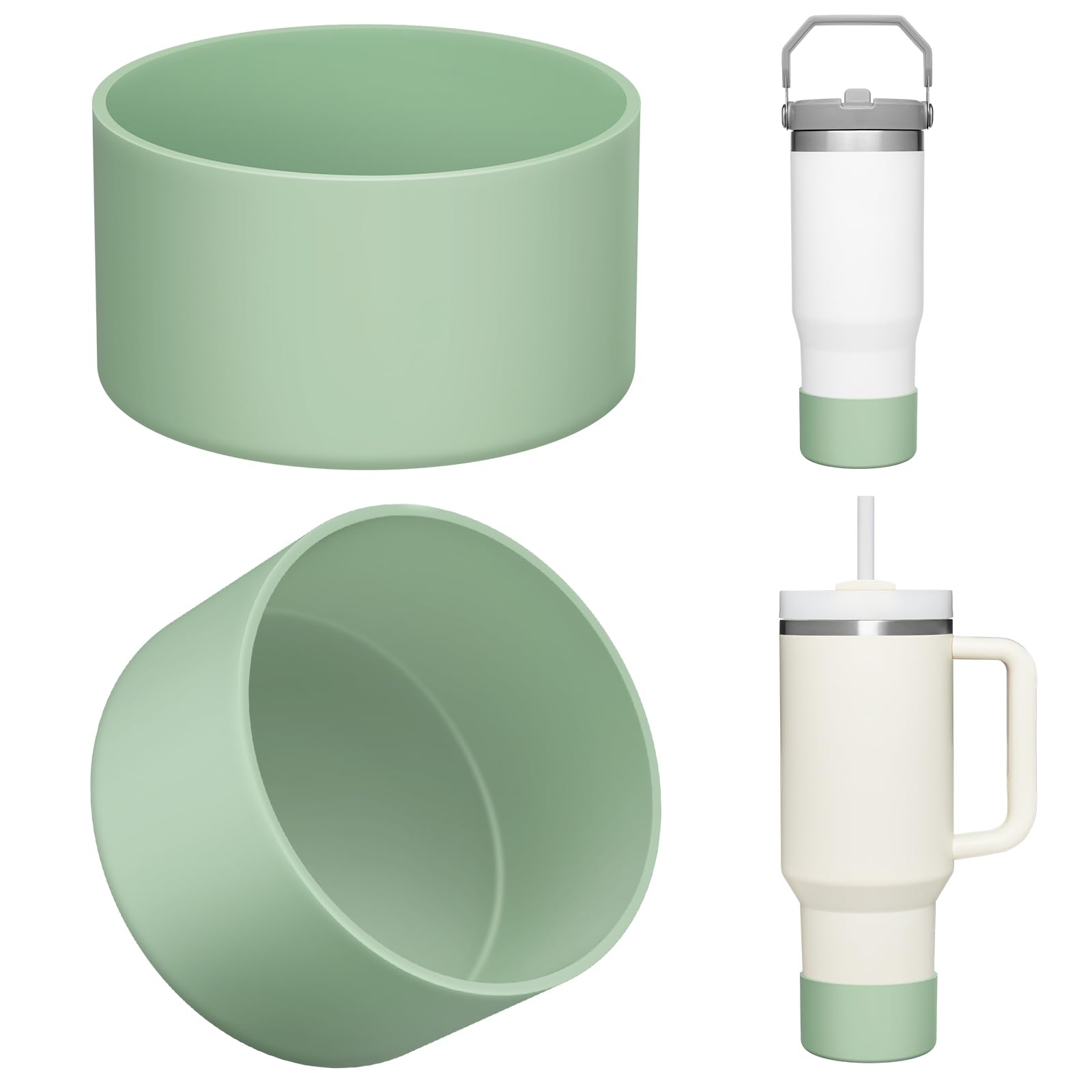 Upgrade 2 peças de proteção de silicone para Stanley Quencher
